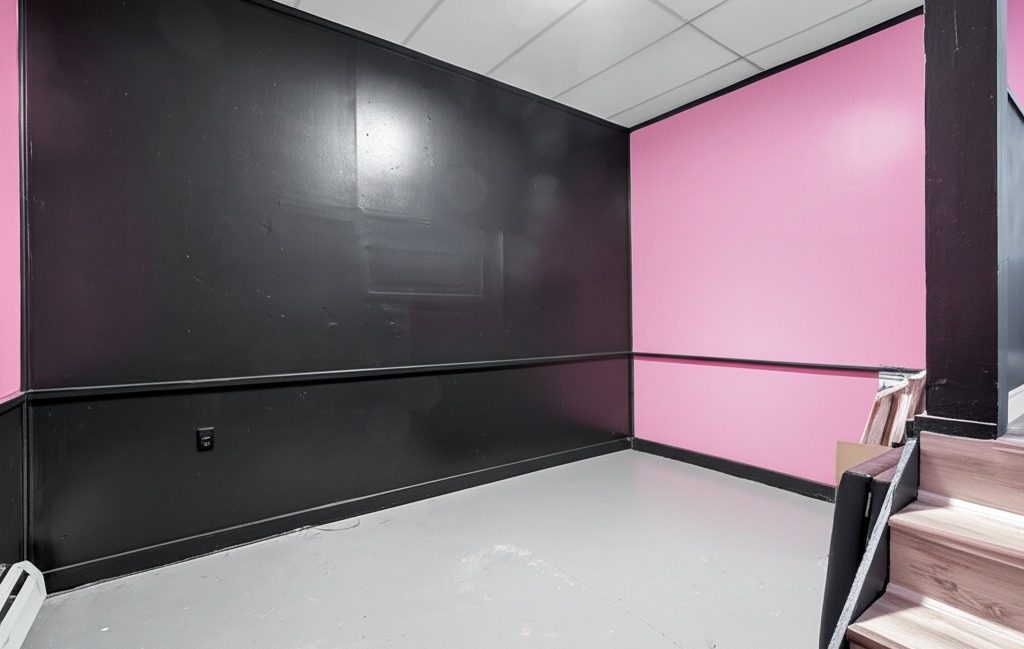 Empty basement room